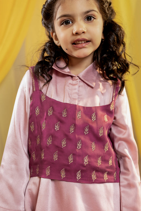 Soft Pink Lehenga Choli for Girls | Jhilmil Collection